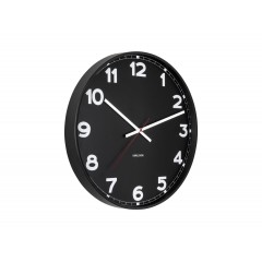 Nástenné hodiny New Classic Karlsson KA5847, čierna 41cm 